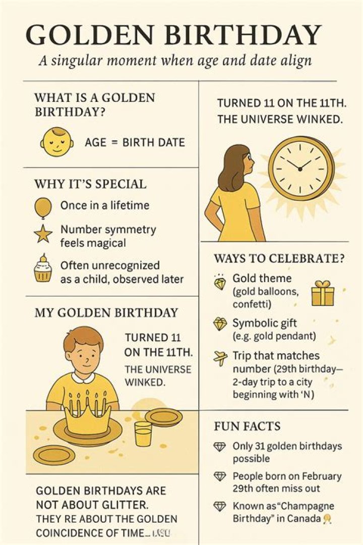 Discover The Meaning Of Your Golden Birthday