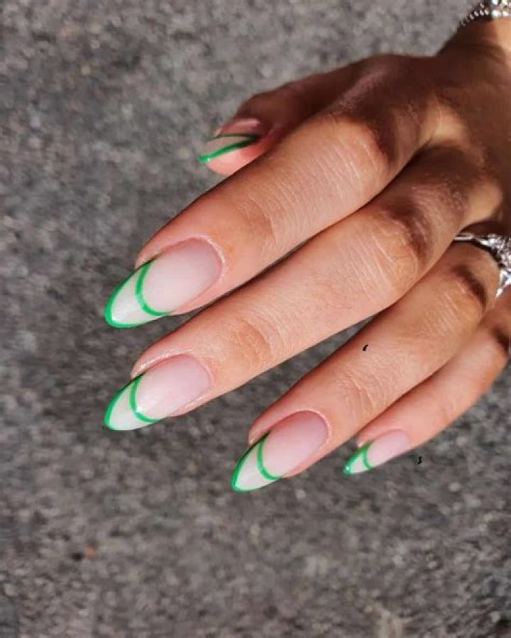 Uncover The Enchanting World Of Olive Green French Tip Nails